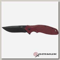 Нож складной, рук-ть бордовый нейлон, клинок 1.4116 CRKT_K800RKP Shenanigan Maroon