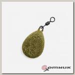Грузило Textured Flat Pear Swivel 2,5oz, 70 гр Korda