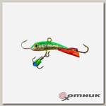 Балансир SAMURAI ICE SHARK/Малек HOLOGRAM 6 гр., 35мм, кр. Mustad, тр. со стразом, цвет G11 Таюр
