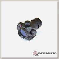 Коллиматор 1х22М закрытого типа на Weaver, зелёная/красная точка. Target Optic