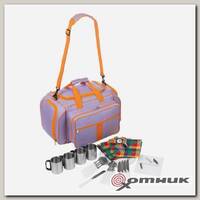 Набор для пикника на 4 персоны серый (PR-605(4)G) Premier Fishing