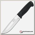 Нож «Речной» 011301 (полир.; эласт.; без гард.; кожа)  Кизляр