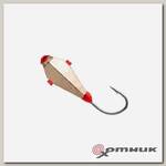 Мормышка Капля с отв.гран.3мм 0,31гр GO кемб.камень+подмазка(MWC-5130AP-GO) Helios