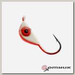 Мормышка вольф Ракушка с ушком цв. 210P с 3D глаз. фосф Helios