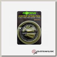 Набор безопасная клипса Lead Clip Action Pack Gravel KLCAPG  KORDA