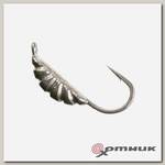 Мормышка Опарыш с ушком 2,5мм 0,24гр (MW-4225-Sil) Helios