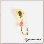Морм. Вольф."Dixon-Rus" капля с ушком и фосфором d3, золото (10шт) (4930G) 0046055