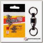 Вертлюг с подшипником BALL BEARING SWIVEL №1 20кг (10шт/уп) (HS-ZPY-1110-1) Helios