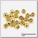 Латунные головки FLY-FISHING Brass Beads 2.8 mm (20 шт.) GOLD