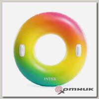 Круг надувной с ручками (58202)  INTEX
