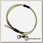 Готовый монтаж Dark Matter Leader №8 Ring Swivel 50см Gravel 40lb KSZ69 Korda