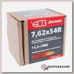 Пуля 7,62х54R FMJ 11,3 г. БПЗ