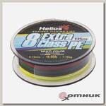 Шнур EXTRA CLASS 8 PE BRAID Multicolor 135 м Helios