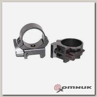 Кольца быстросъемные стальные на Weaver 30mm - H5mm