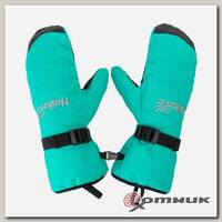 Варежки женские ZABAVA, AQUA GREEN/BLACK Helios
