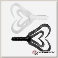 Твистер Credo Four Tail Black & White Helios