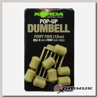 Приманка иммитационная Pop-Up Dumbell Fishy Fish 12 мм Korda