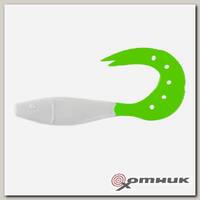 Твистер несъедоб. Kasandra 4"29/10,9см White & Green 100шт. (HS-34-016-N) Helios