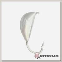 Мормышка вольфрамовая банан d 2.5мм серебро (10шт/уп) (1005-250 Ag) LumiCom