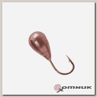 Мормышка вольфрамовая Капля с отверстием d 3.0мм медь (10шт/уп) (1001-300 Cu) LumiCom