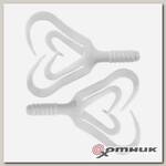 Твистер Credo Four tail 3,35"/8,5 см White (HS-20-001-N) Helios