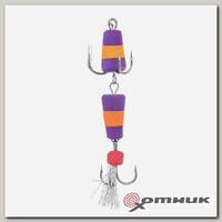 Мандула "Classic" 2Х цв. №06 фиолетовый-оранжевый-фиолетовый Premier Fishing