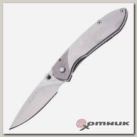 Нож Nobelman Stainless складной, стальная рукоять, 440A B0327SSS Buck Knives
