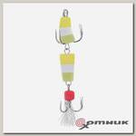 Мандула "Classic" 2Х цв. №16 желтый-белый-салатовый Premier Fishing