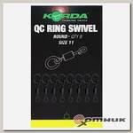Вертлюг с быстросъемом для Ronnie-Rig Quick Change Swivel Korda