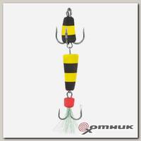 Мандула "Classic" 2ХL цв. №12 черный-желтый-черный  Premier Fishing