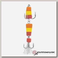 Мандула "Classic" 2Х цв. №19 оранжевый-желтый-красный Premier Fishing