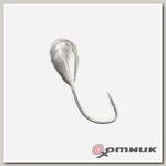 Мормышка Капля с отв.2,5мм 0,19гр (MW-1225-Sil) Helios