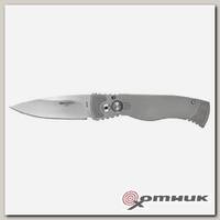 Нож автомат Tactical Response серая алюм.рук-ть, клинок 154СМ PTTR-2.5SF PRO-TECH