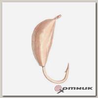 Мормышка вольфрамовая банан d 2.5мм медь (10шт/уп) (1005-250 Cu) LumiCom