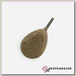Грузило Textured Flat Pear Inline 3,5oz, 98 гр Korda