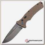 Нож складной серая рукоять G10, сталь AUS-8  BK01BO424 Strike Coyote Boker
