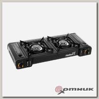 Плита газовая портативная двухконфорочная (HS-BDZ-180A) Helios