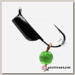 Мормышка Кошачий глаз 0,58гр подвес d2,0 зеленый Premier Fishing