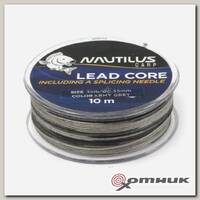 Лидкор Supreme Lead Core 45lb 10 м Army Grey Nautilus