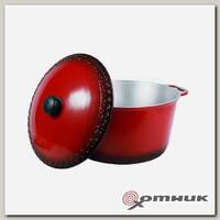 Кастрюля с крышкой Азиатка 10л Силумин (ЭКА10)