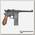Пистолет пневм. Legends C96 сплав, черный (Blowback), кал.4,5 мм Umarex