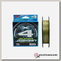 Шнур X-Braid Super Jigman X4 Multicolor 200м YGK