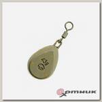 Грузило Flat Pear Swivel 1,5oz, 43 гр Korda