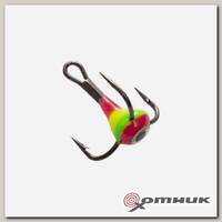 Тройник MUSTAD 3D глазок с эпоксидом 110P с фосфором Helios