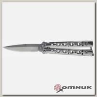 Нож балисонг бабочка B1822-1S металл Ножемир