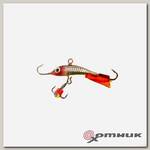 Балансир SAMURAI ICE SHARK/Малек HOLOGRAM 6 гр., 35мм, кр. Mustad, тр. со стразом, цвет G09 Таюр