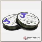 Леска плетеная J-Braid X4 зеленая 135 м DAIWA