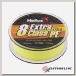 Шнур плетеный EXTRA CLASS 8 PE BRAID Yellow 135m Helios