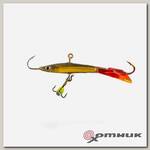 Балансир SAMURAI BLADE/Стерлядка HOLOGRAM 14гр,60мм, кр. Mustad, тройник со стразом, цвет G05 Таюр