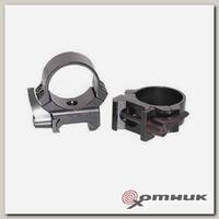 Кольца быстросъемные стальные на Weaver 30mm - H7mm